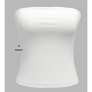 Contour Double Layered Strapless Solid Tube Top, Size L(8)-NWT
